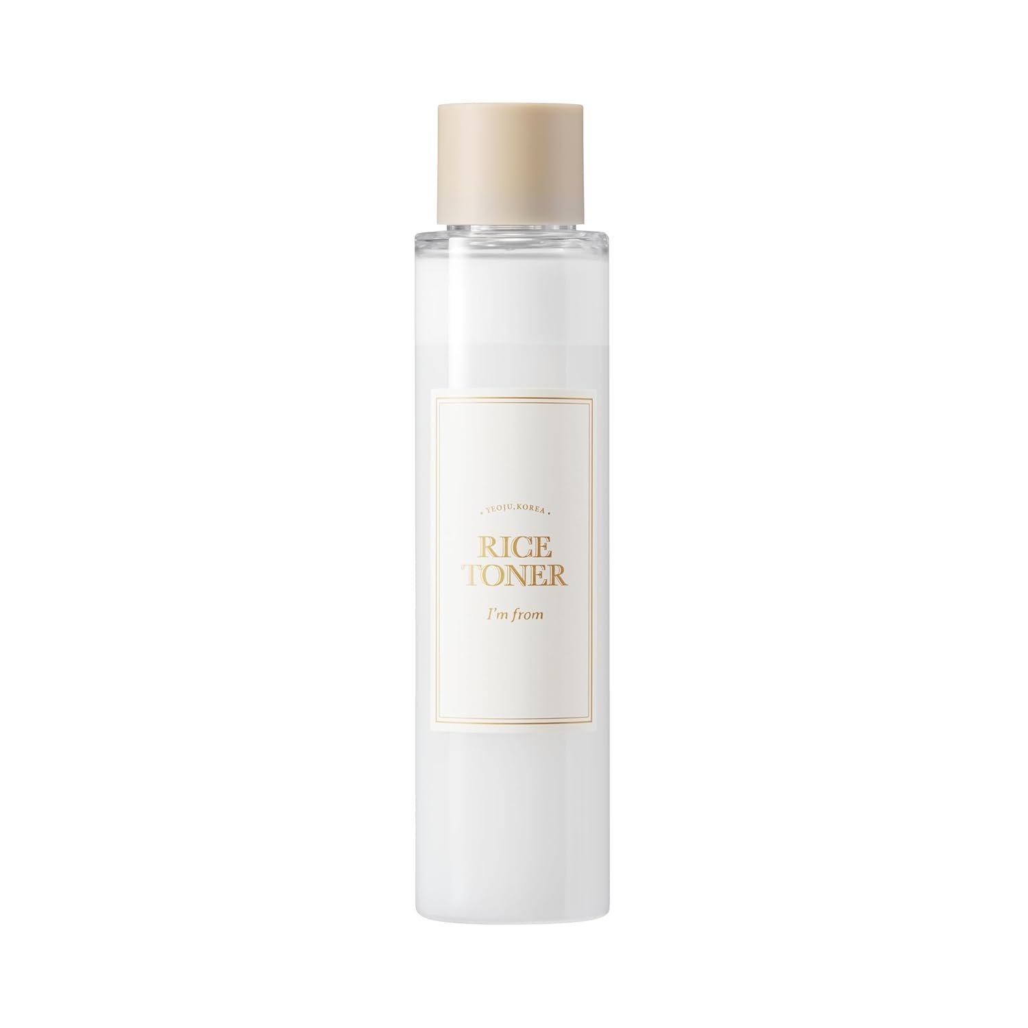 I’m from Rice Toner, Milky Toner for Glowing Skin, Korean Rice, Glow Essence with Niacinamide, Hydrating for Dry, Dull, Combination Skin, Vegan, Fragrance Free, Glass Skin 5.07 Fl Oz