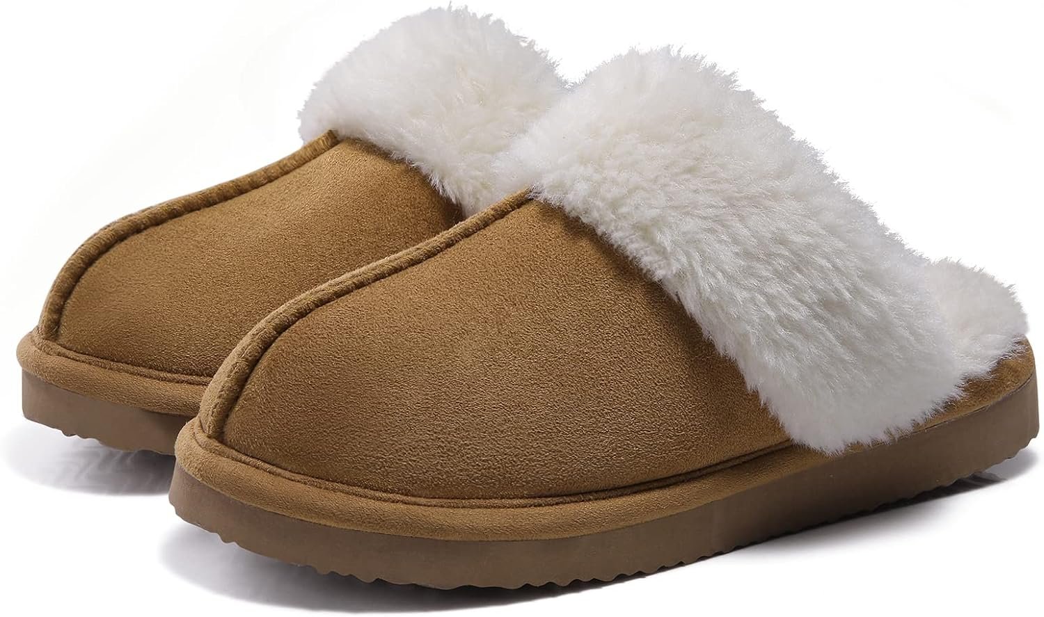 Litfun Women’s Fuzzy Memory Foam Slippers Fluffy Winter House Shoes Indoor and Outdoor