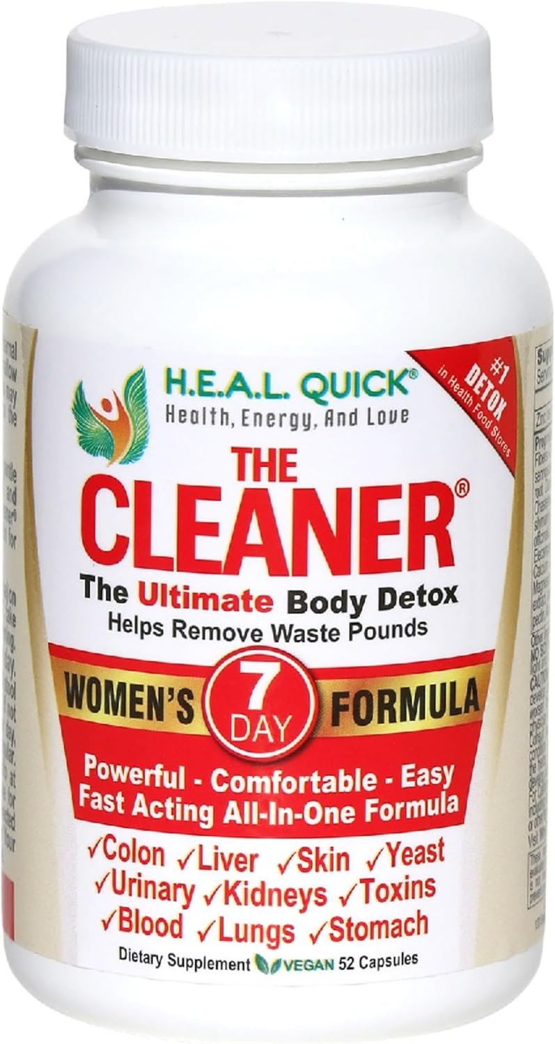 Century Systems The Cleaner Detox, Powerful 7-Day Complete Internal Cleansing Formula for Women, Support Digestive Health, 52 Vegetarian Capsules