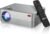 Smart Projector with Wifi and Bluetooth, Native 1080P&4K/8K Support Mini Projector, Built-in 8W Speaker, 400Ansi Moive Projector for Bedroom, Outdoor, Home