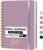 Lined Spiral Journal Notebook, A5 College Ruled Notebook for Journaling, Note-Taking, and Daily Planning, Durable Hardcover with an Elegant Design, Purple