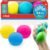 Power Your Fun Arggh Mini Stress Balls for Adults and Kids – 3pk Squishy Stress Balls, Color Changing Resistance Fidget Toys, Sensory Stress Relief Squeeze Toys Squishy Toy (Yellow, Pink, Blue)